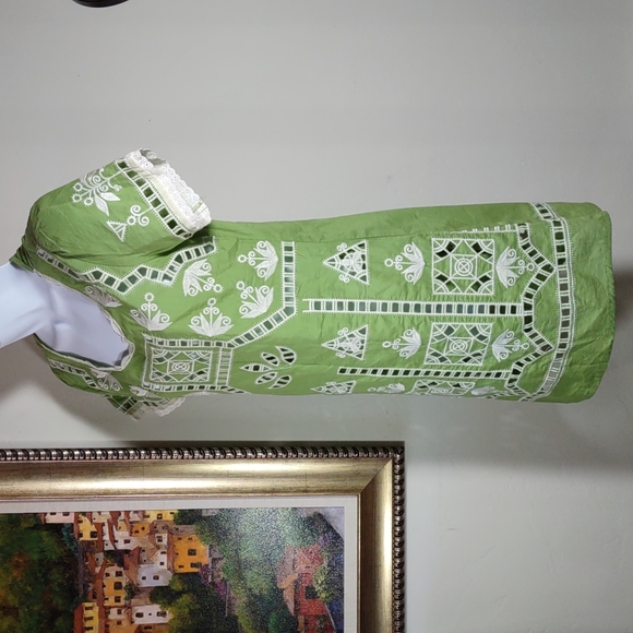 Baking Soda Cutwork/Embroidery Cotton Dress - Picture 2 of 6